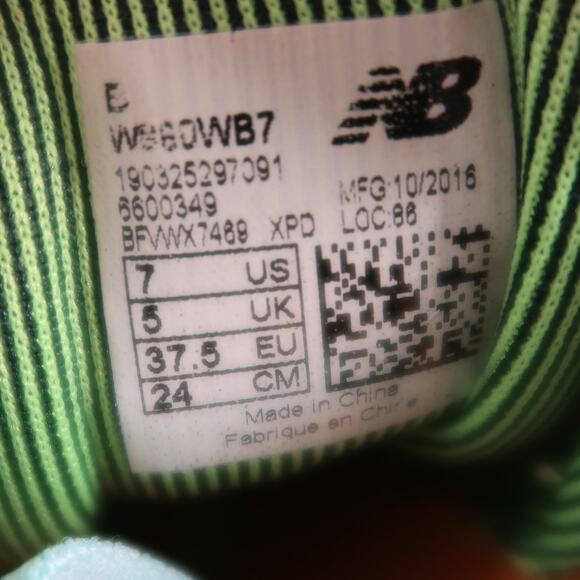 New Balance Shoes Womens 7 Running Sneakers 860v7 Wings Athletic Trainers Blue - Picture 7 of 13